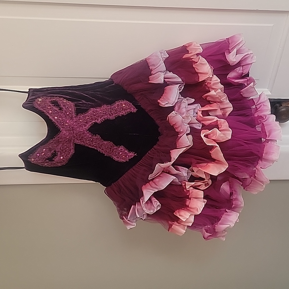 Betsey Johnson frilly mini dress